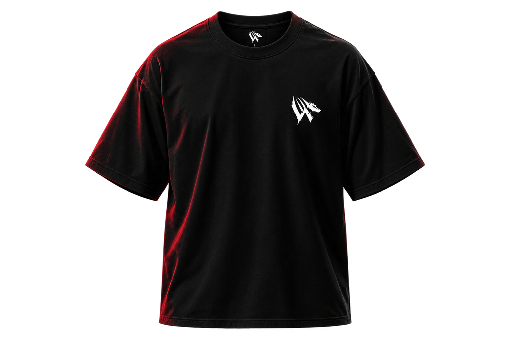 BLACK BOXY PUMP COVER T-SHIRT