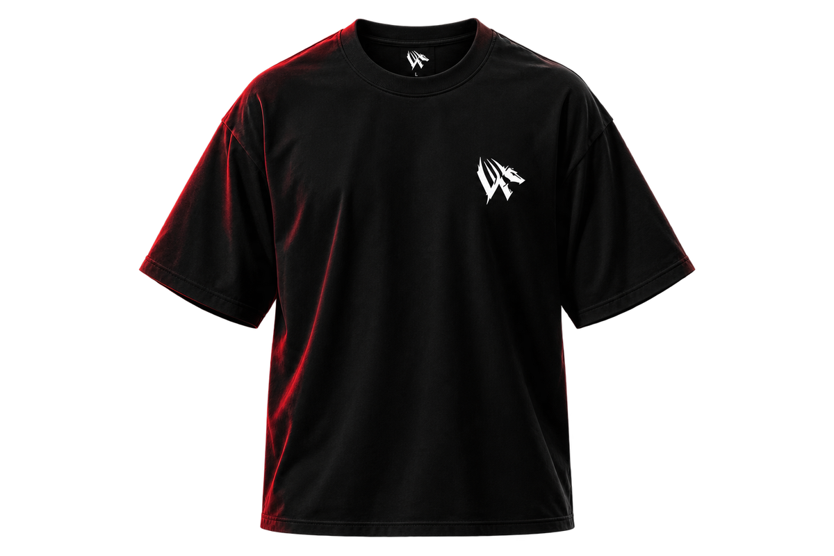 BLACK BOXY PUMP COVER T-SHIRT